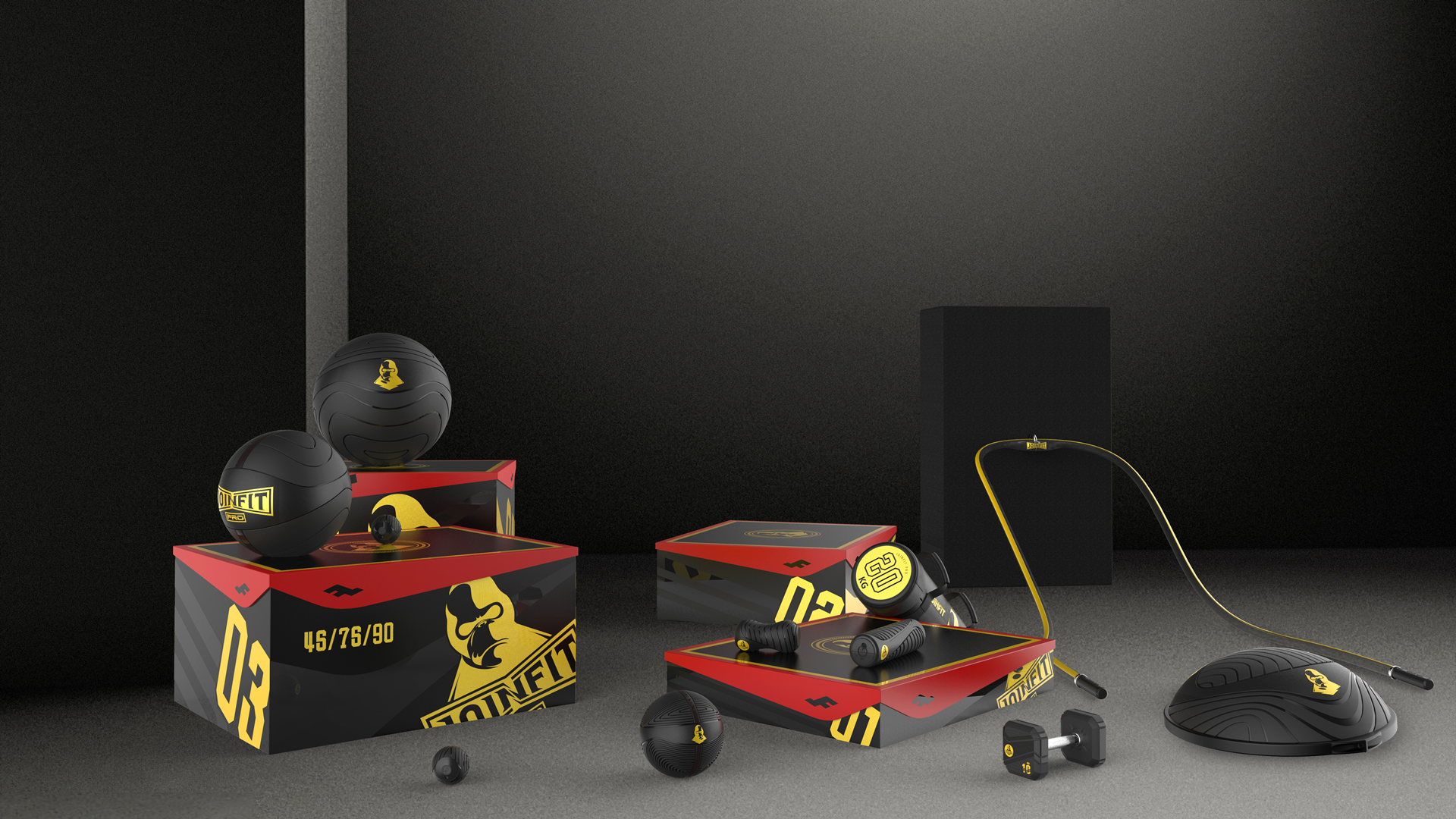 健身器材品牌设计-JOINFIT PRO系列健身器材设计