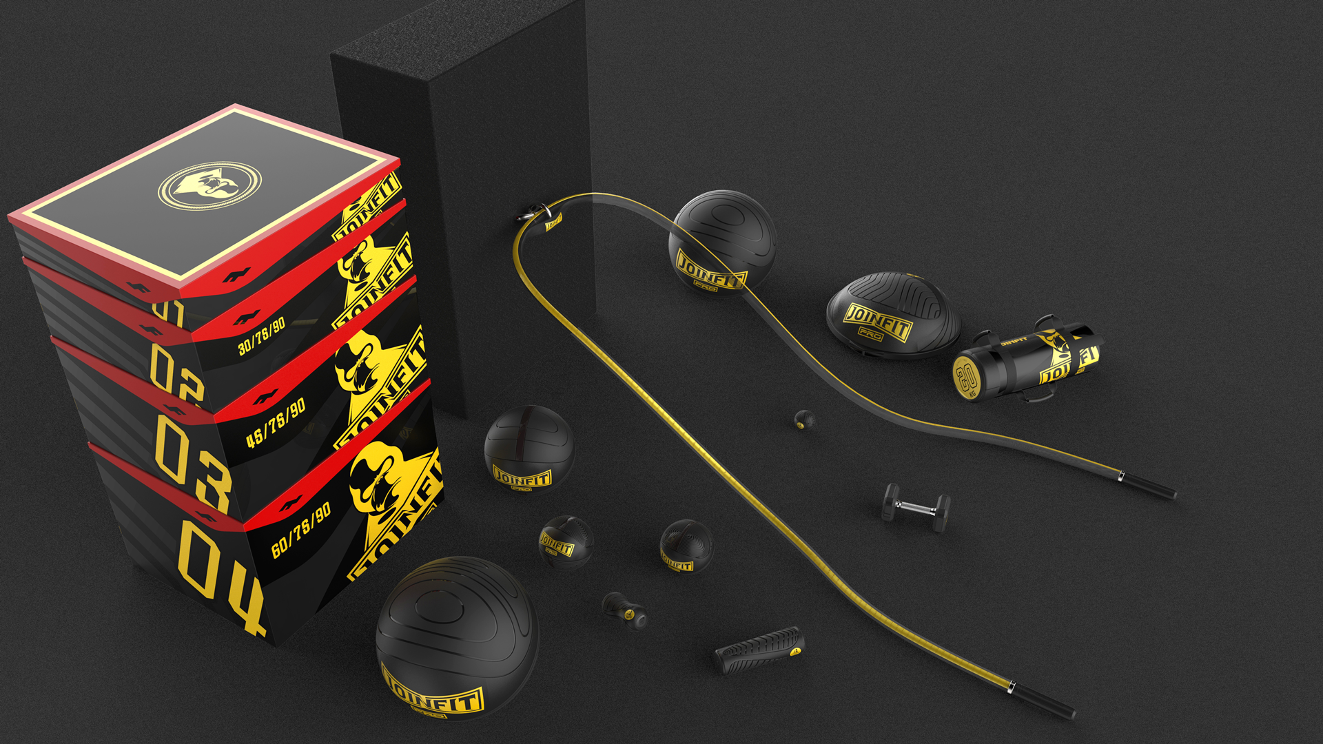 健身器材品牌设计-JOINFIT PRO系列健身器材设计