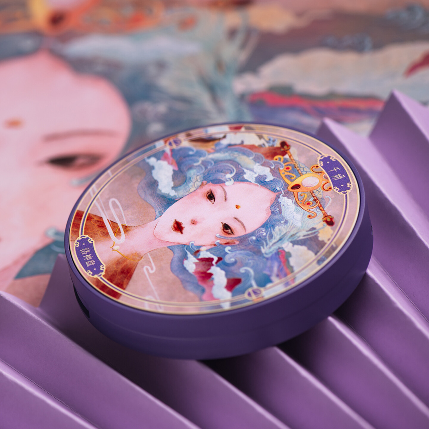 化妆品包装设计-千妍女神映像眼影盘包装设计