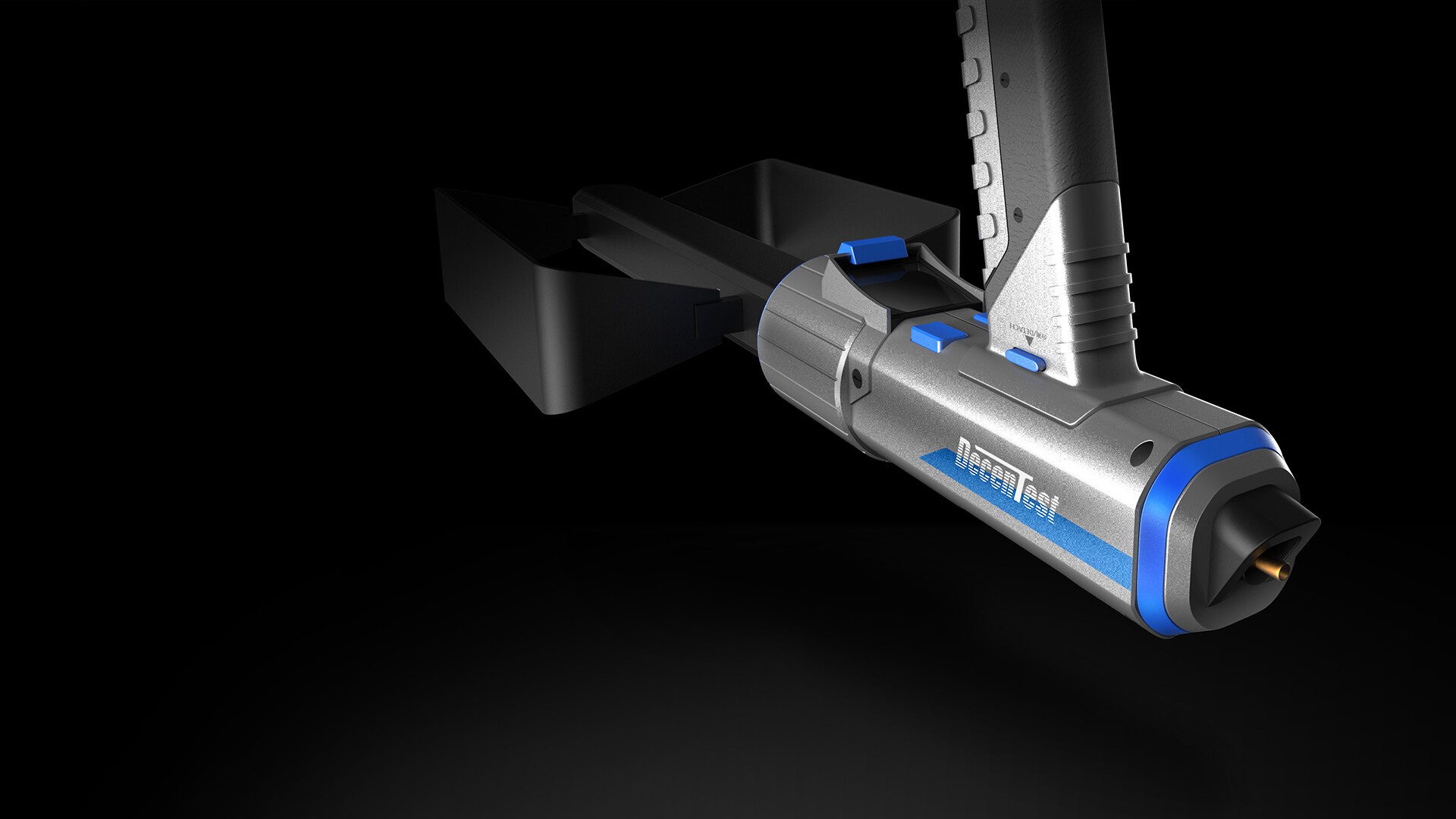 手持式定向天线设计-手持侧向天线外观设计