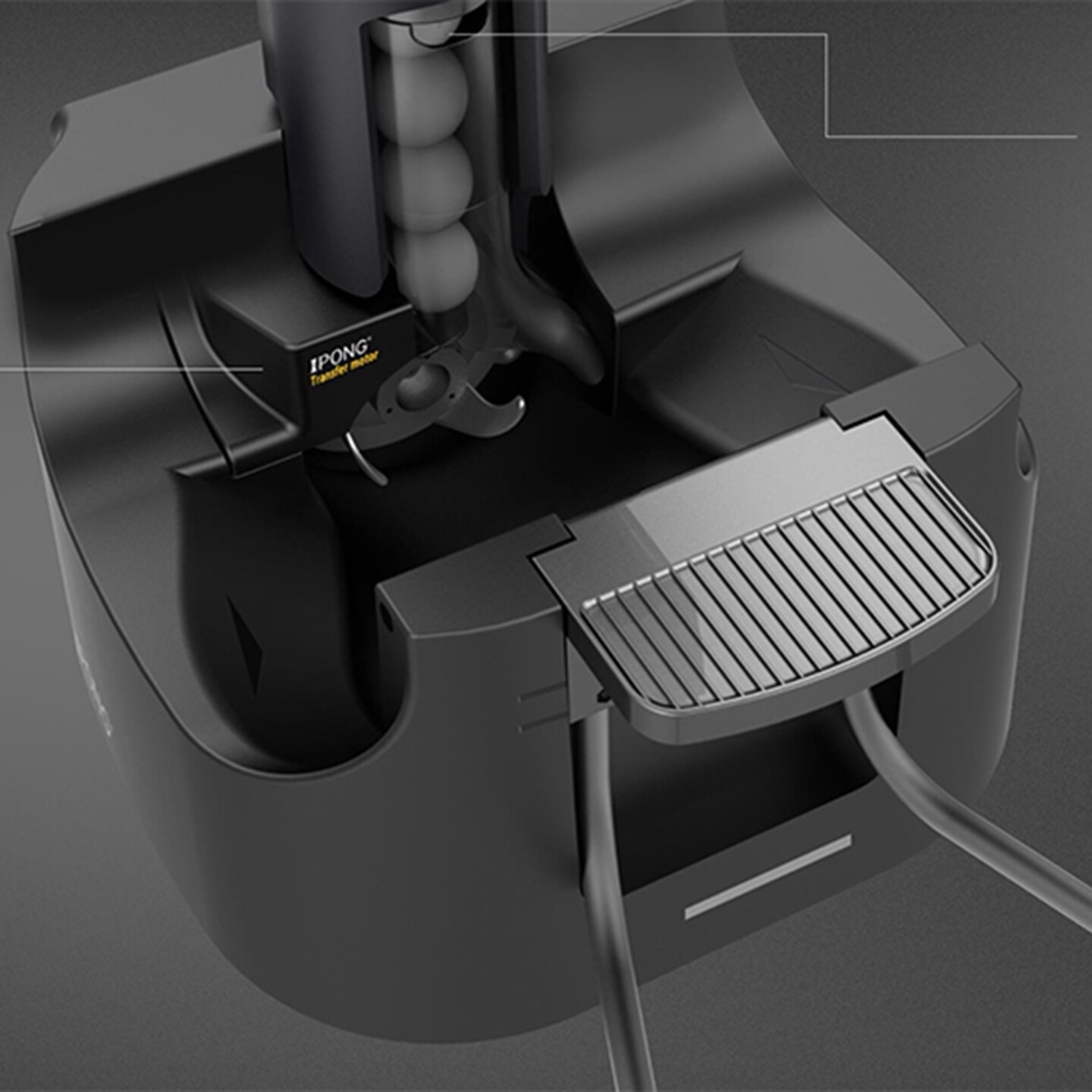 乒乓球发球机设计-智能乒乓球训练发球机