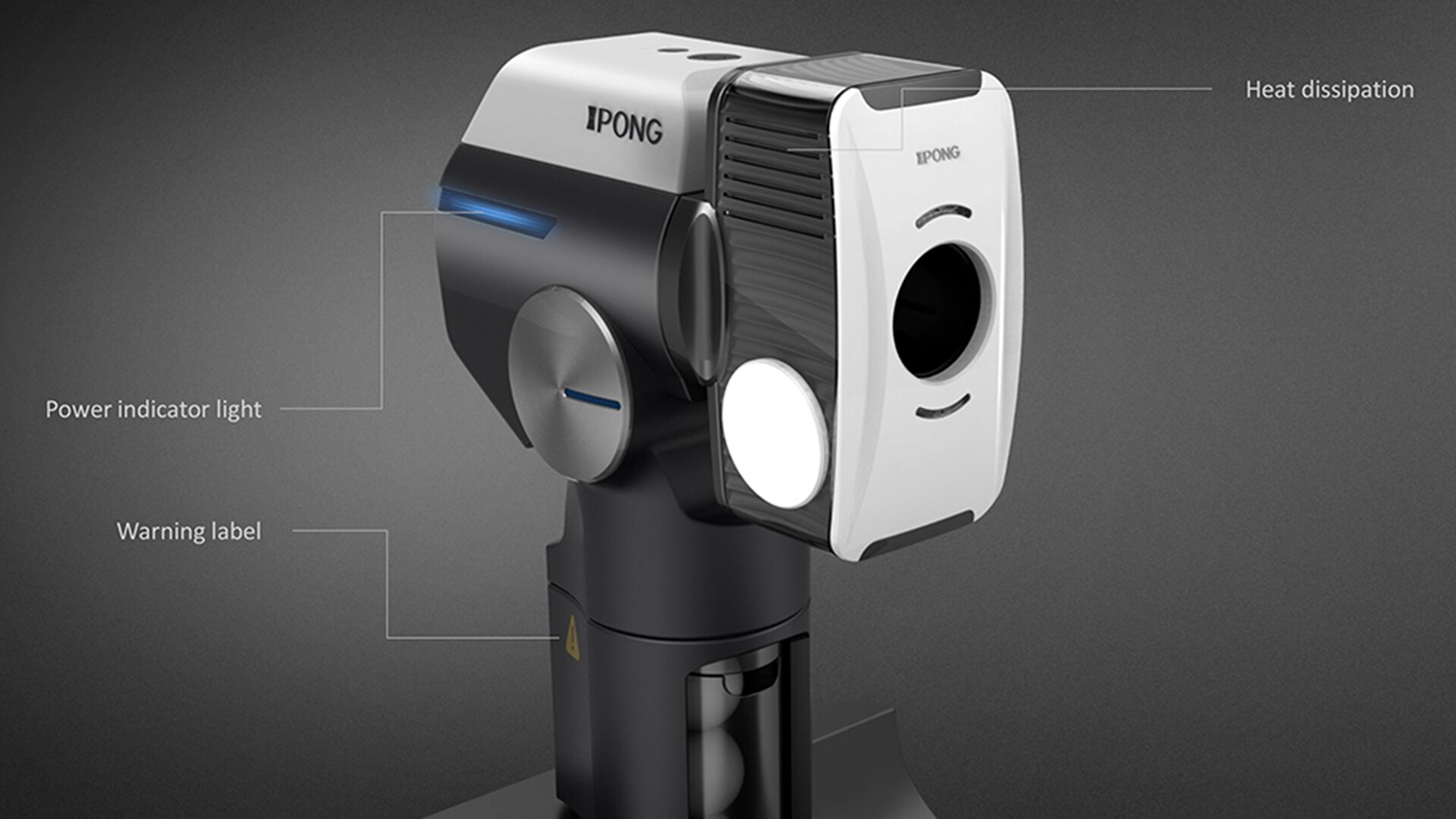 乒乓球发球机设计-智能乒乓球训练发球机