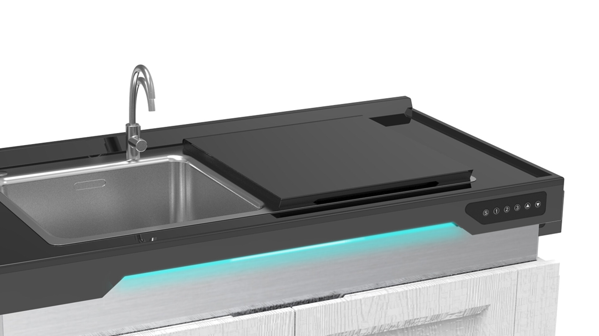 升降水槽-厨房自动升降水槽设计生产