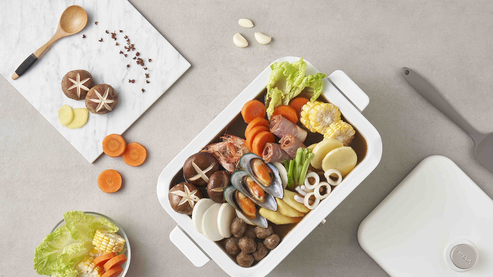 多功能料理锅设计-适盒多功能料理锅