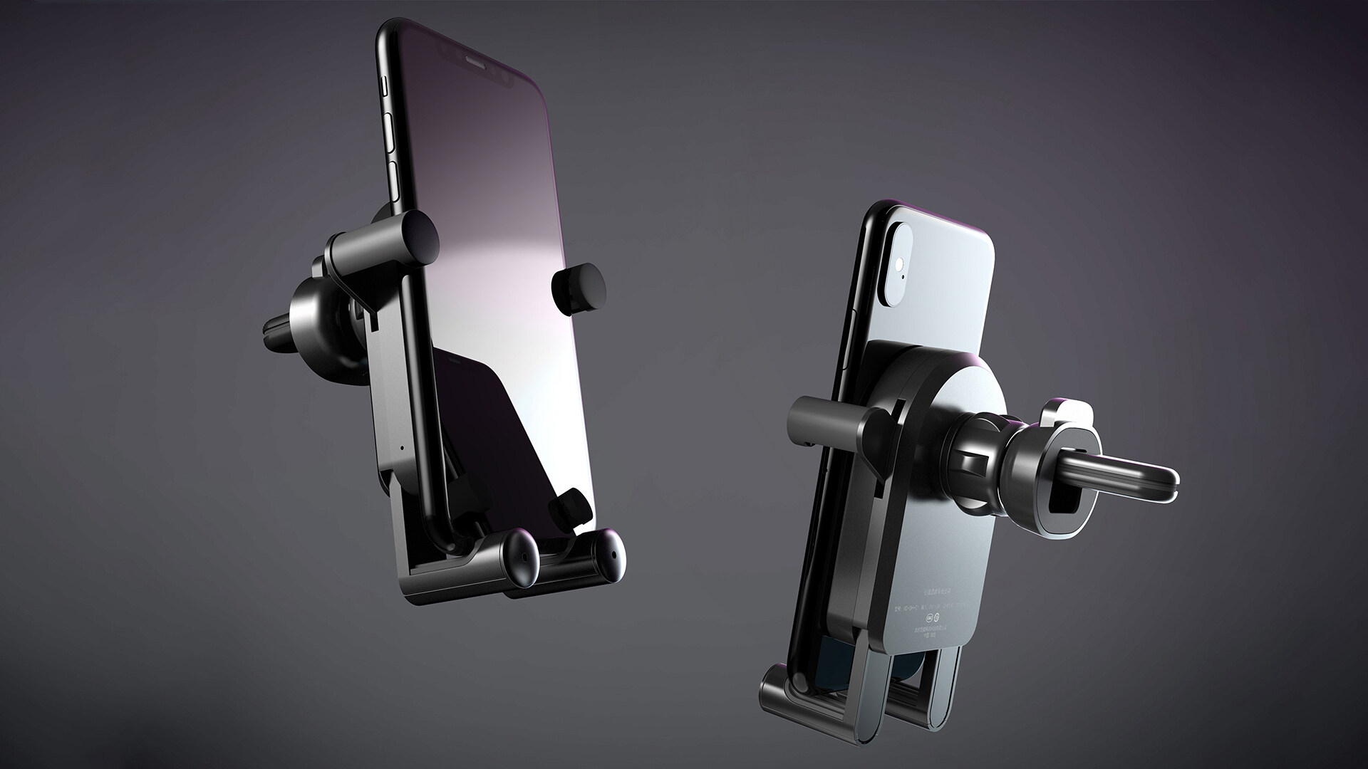 智能语音车载支架设计-小度语音车载支架