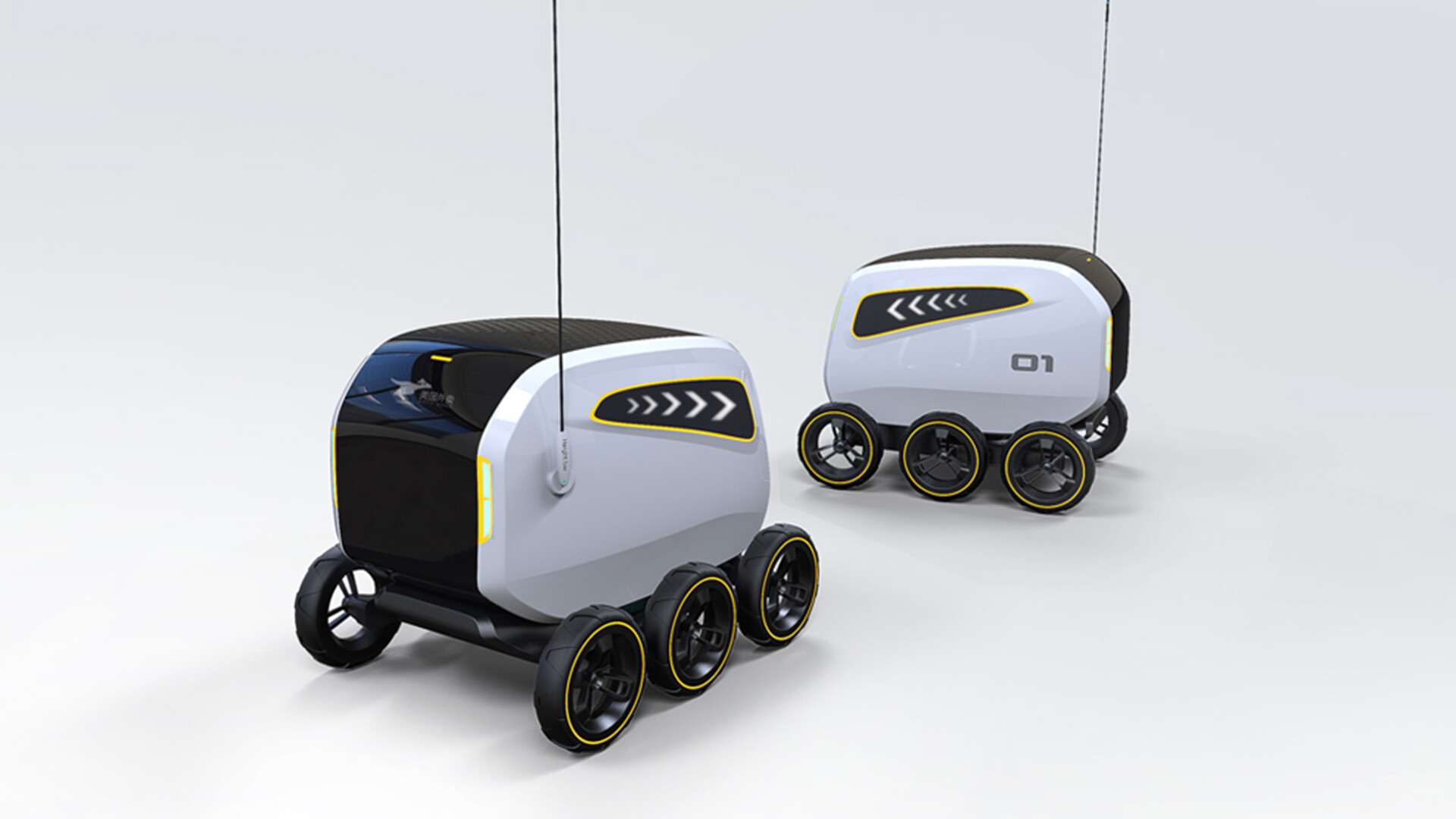 外卖无人配送车设计-美团外卖无人配送车设计