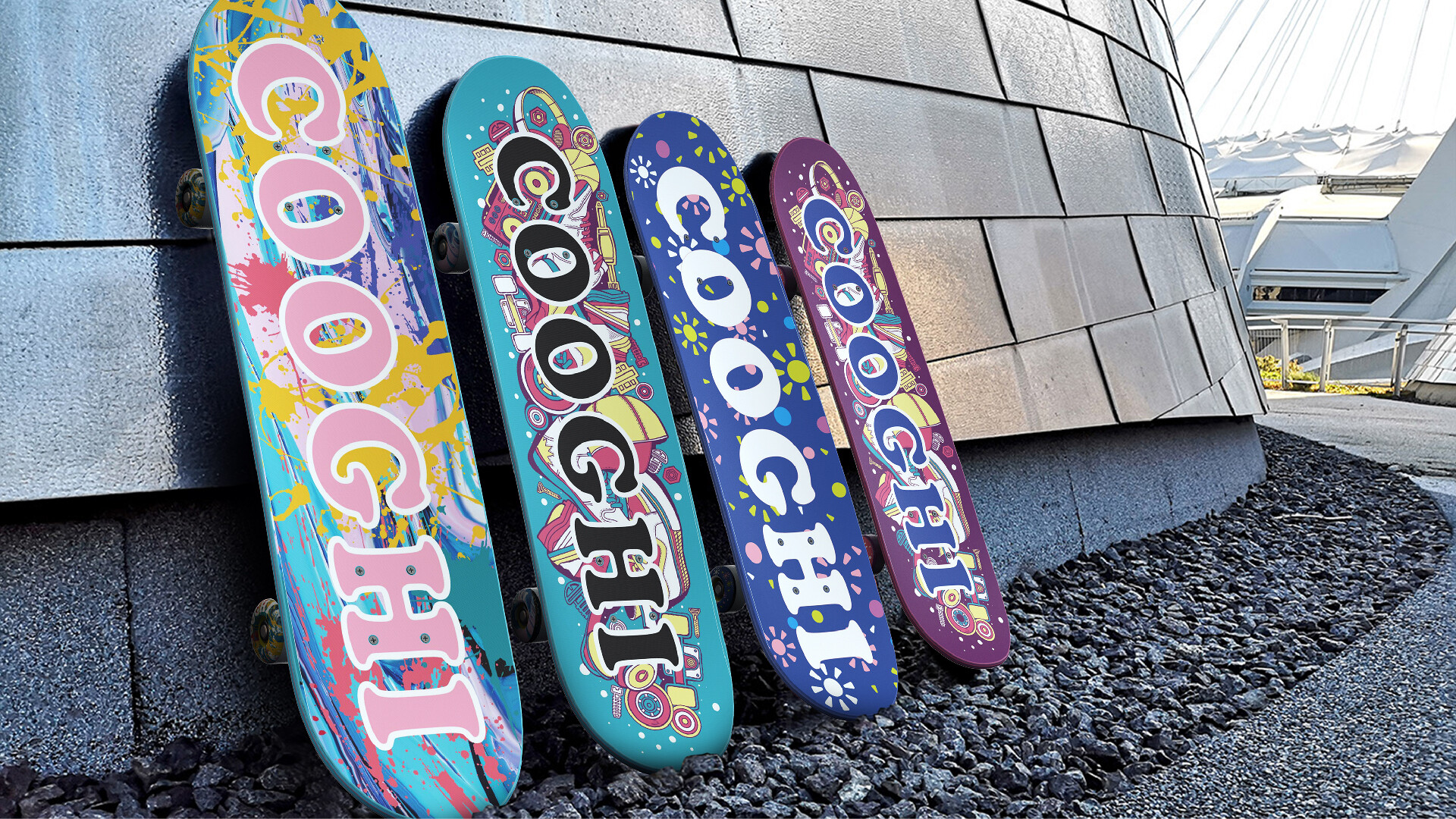 儿童滑板设计-GOOGHI酷骑滑板