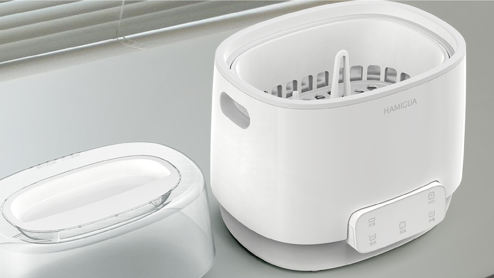 智能奶瓶清洗机设计-哈密瓜智能奶瓶清洗机