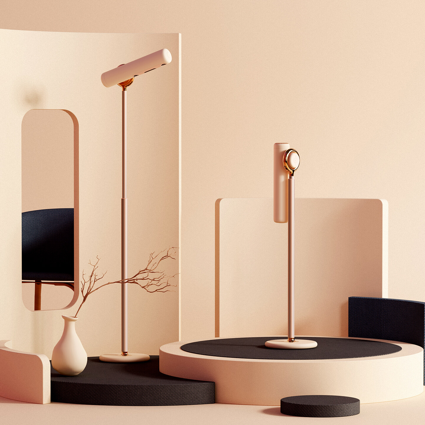 吹风机设计-品仕乐立式吹风机