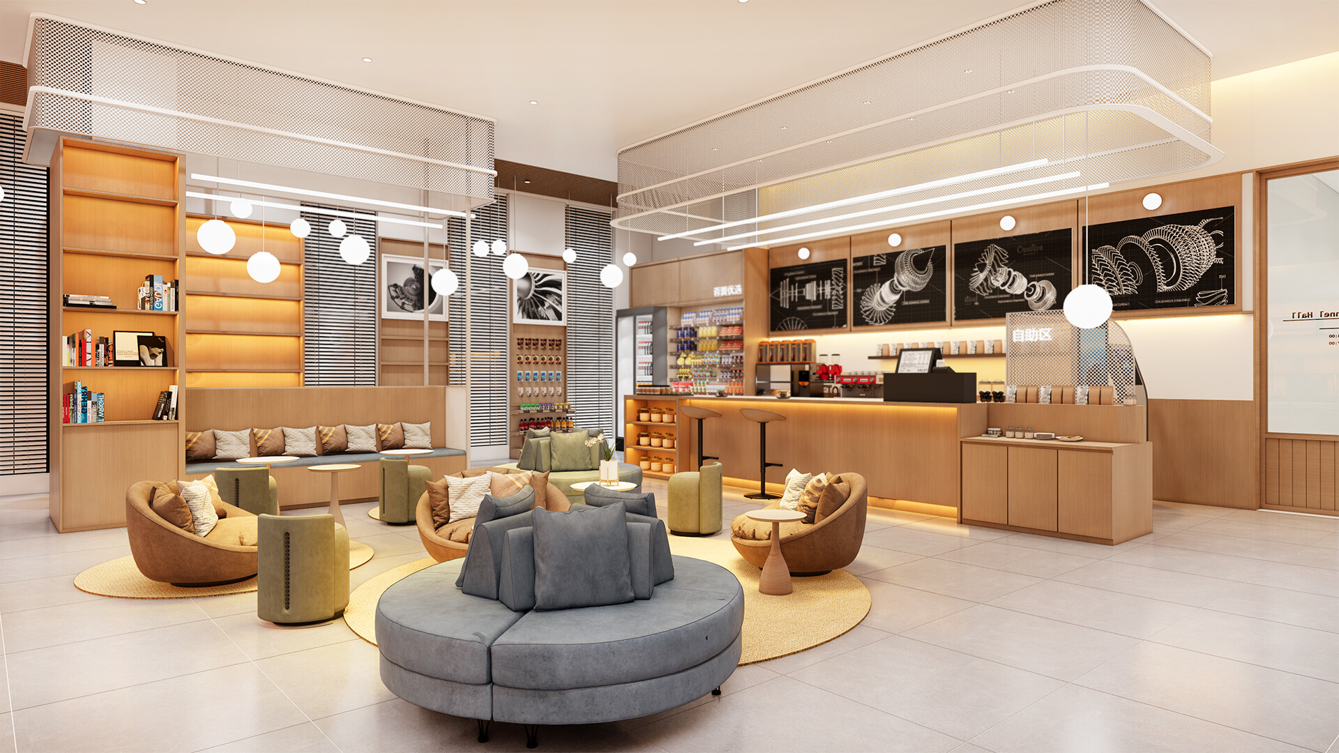 人才中心空间设计-新都区中航人才中心空间设计