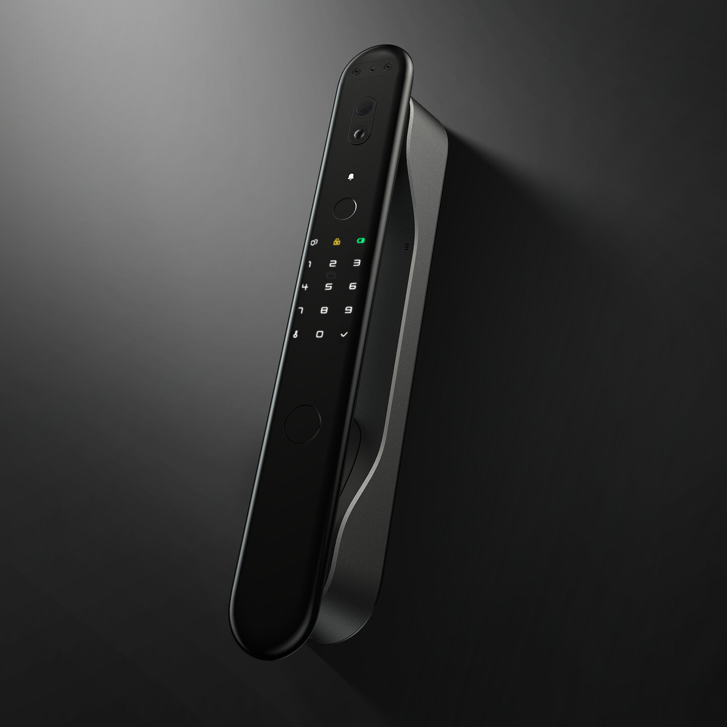 人脸识别智能门锁设计-鼎山A8人脸识别智能门锁