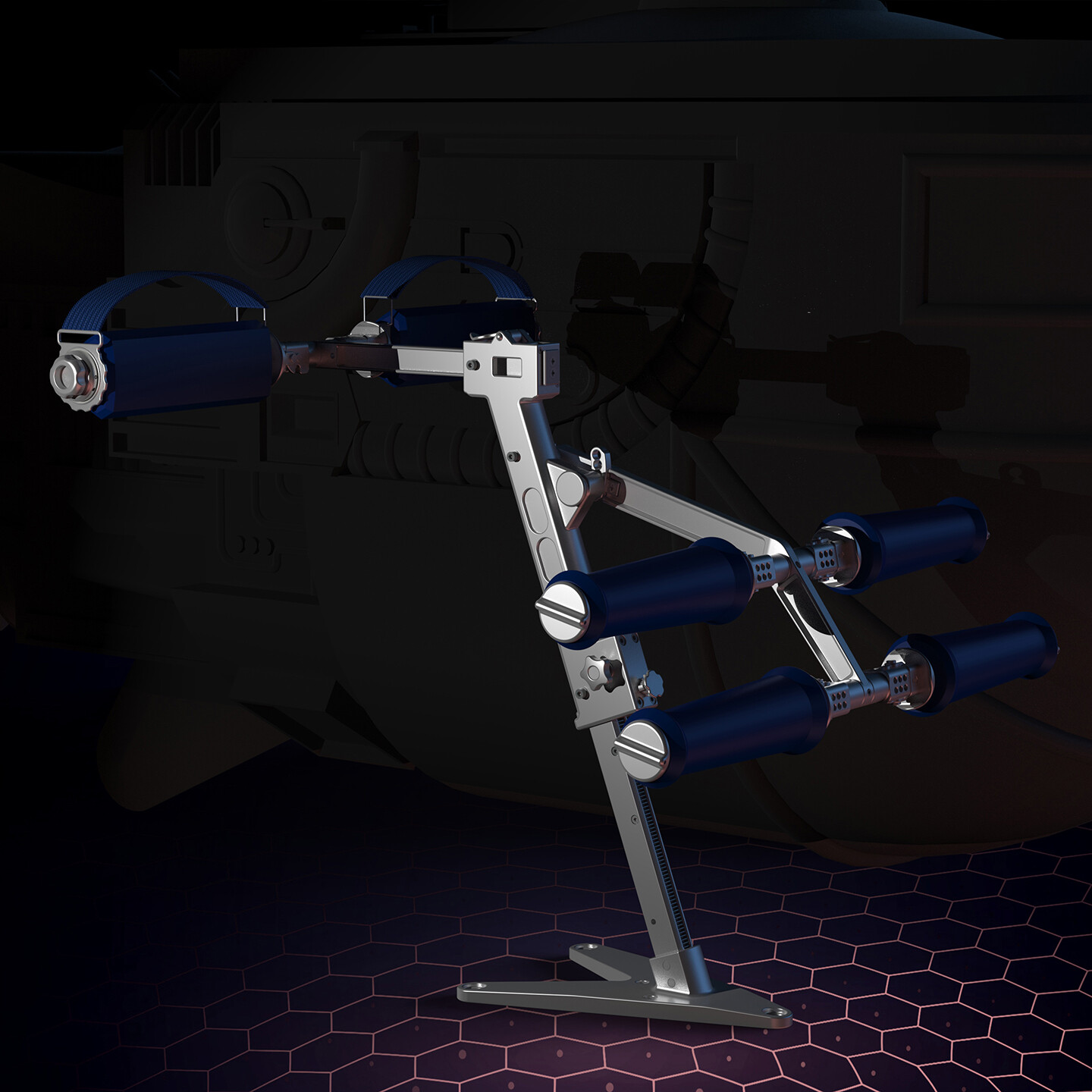 空间站身体限位装置设计-“天和核心舱”身体限位装置