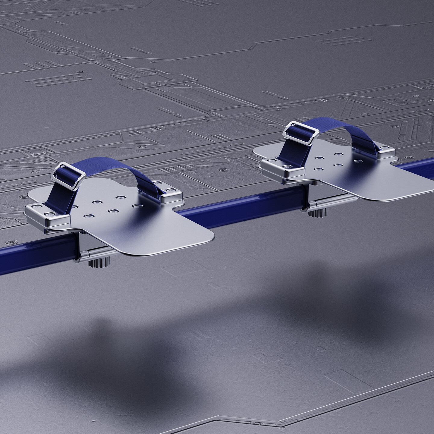 空间站脚限位器设计-“天和核心舱”空间脚限位器