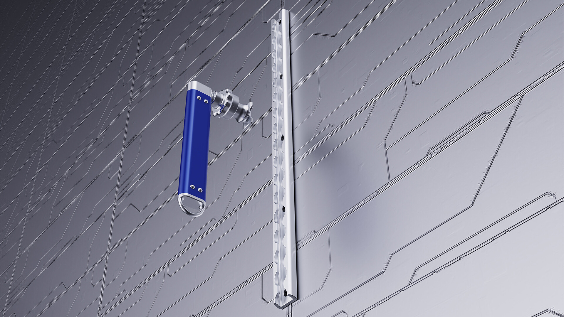 空间站移动短扶手设计-“天和核心舱”移动式短扶手