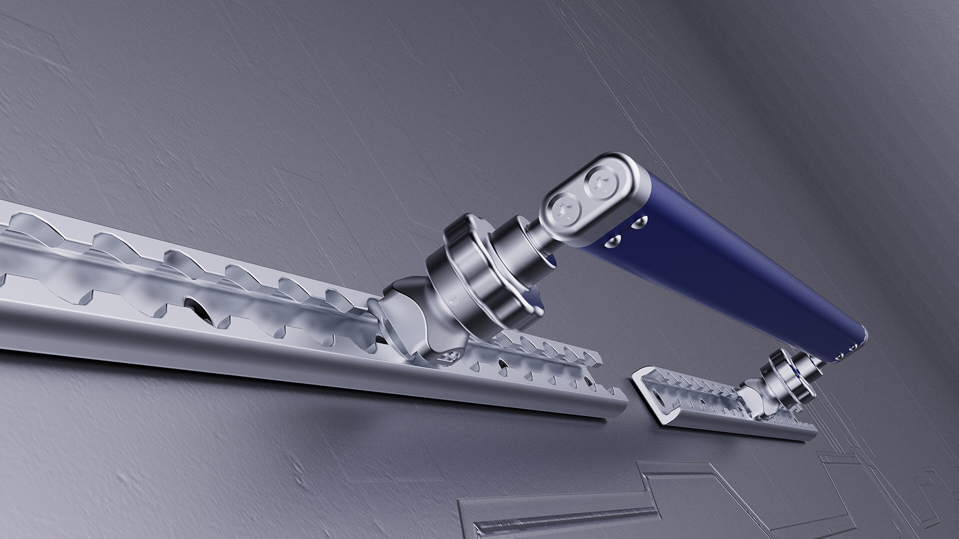 空间站移动长扶手设计-“天和核心舱”移动式长扶手