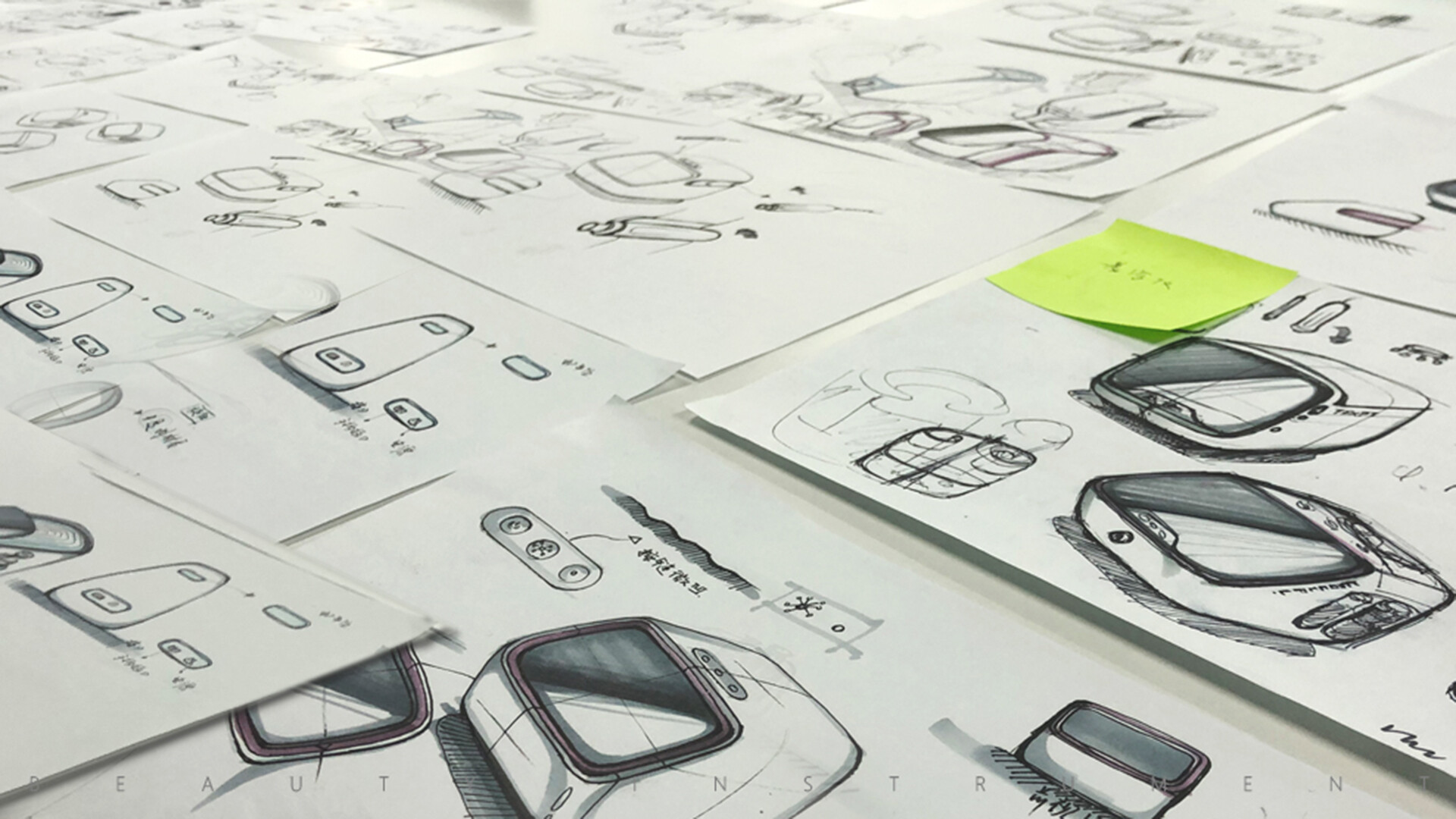 皮肤美容仪设计-高频皮肤美容仪器外观设计