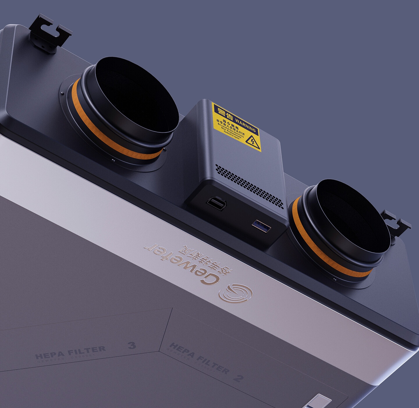 商用新风机系统设计-格韦特PI系列商用新风机系统