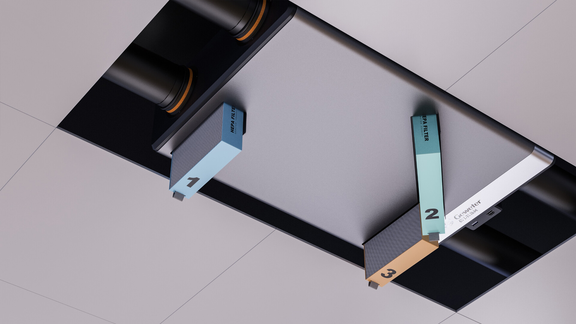 商用新风机系统设计-格韦特PI系列商用新风机系统