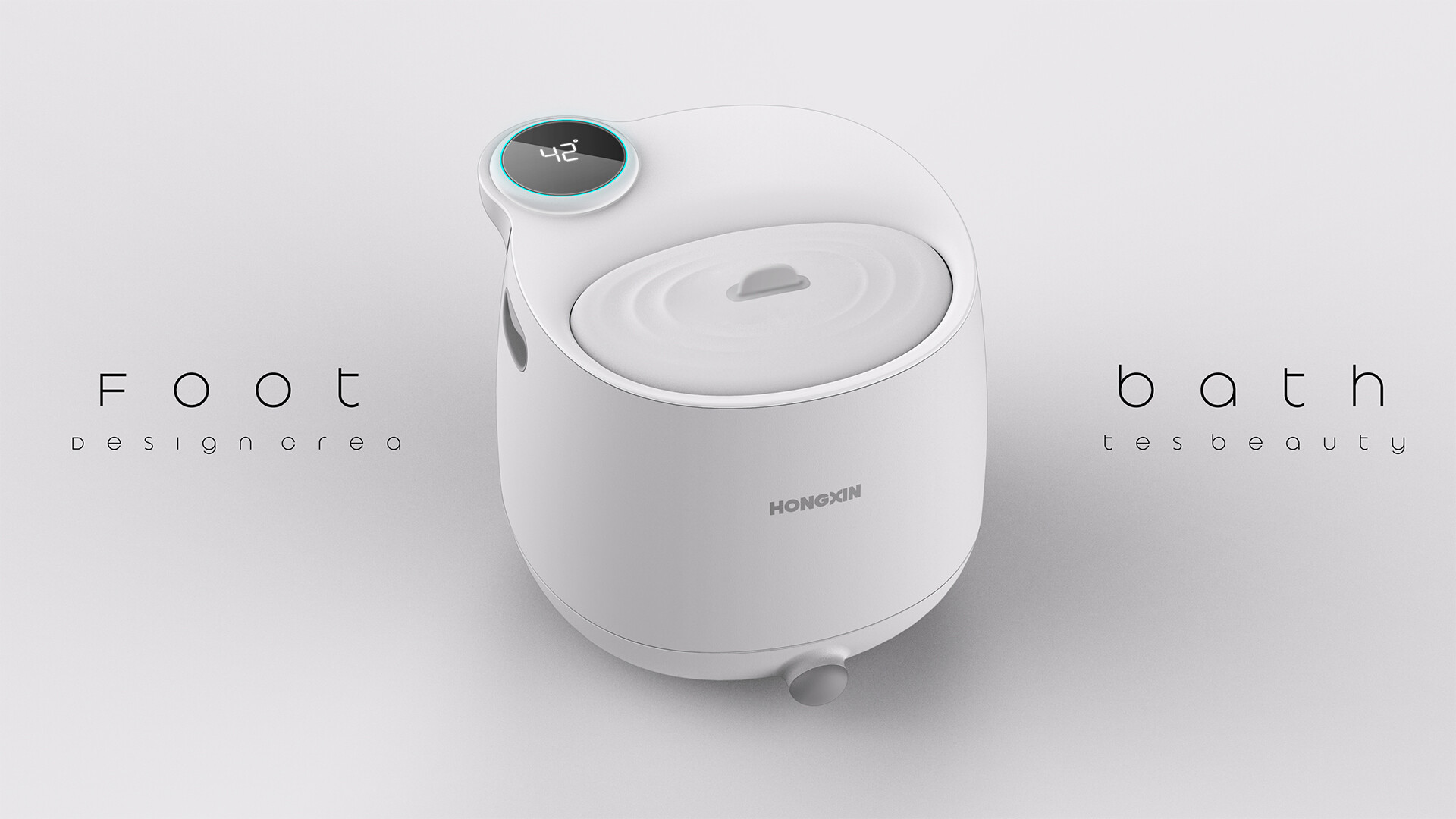 保温足浴桶外观设计-女性保温足浴桶产品外观设计