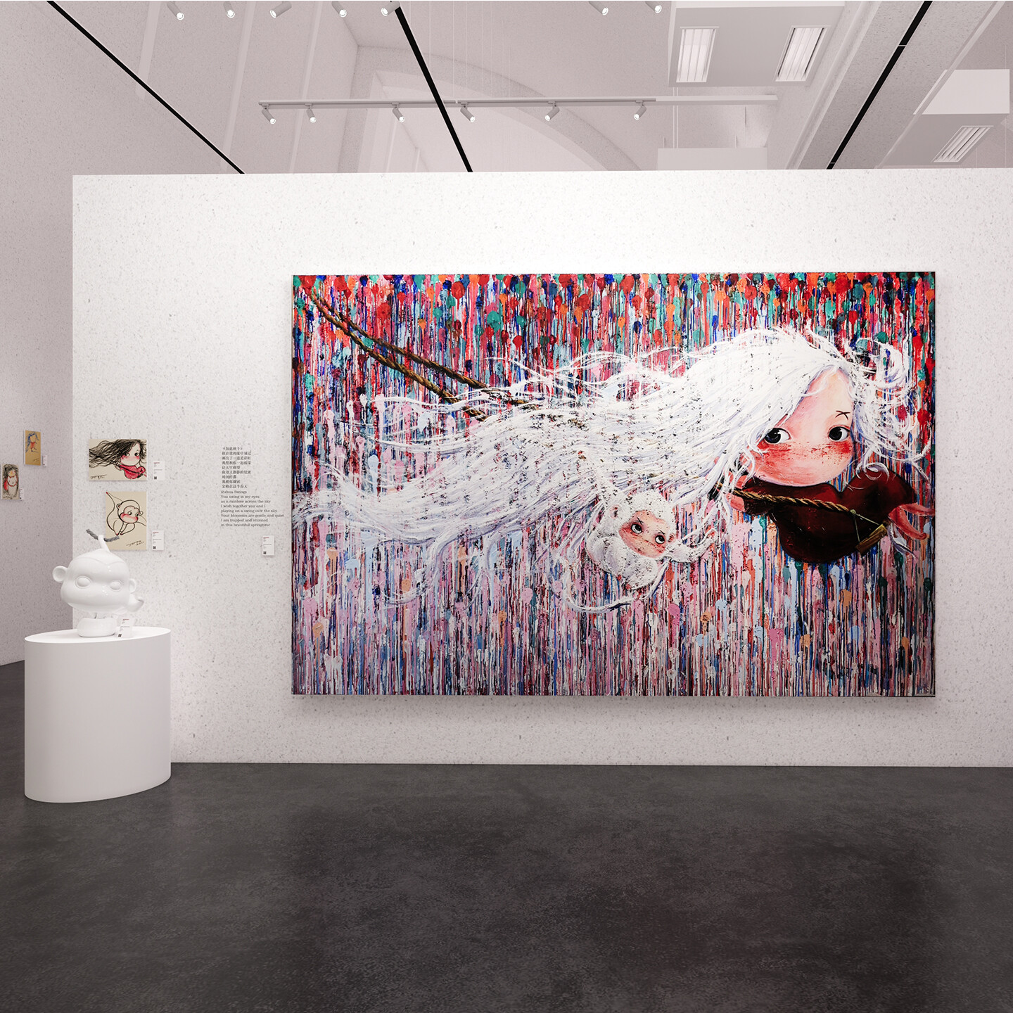 艺术展厅设计-如花三生元宇宙艺术展厅