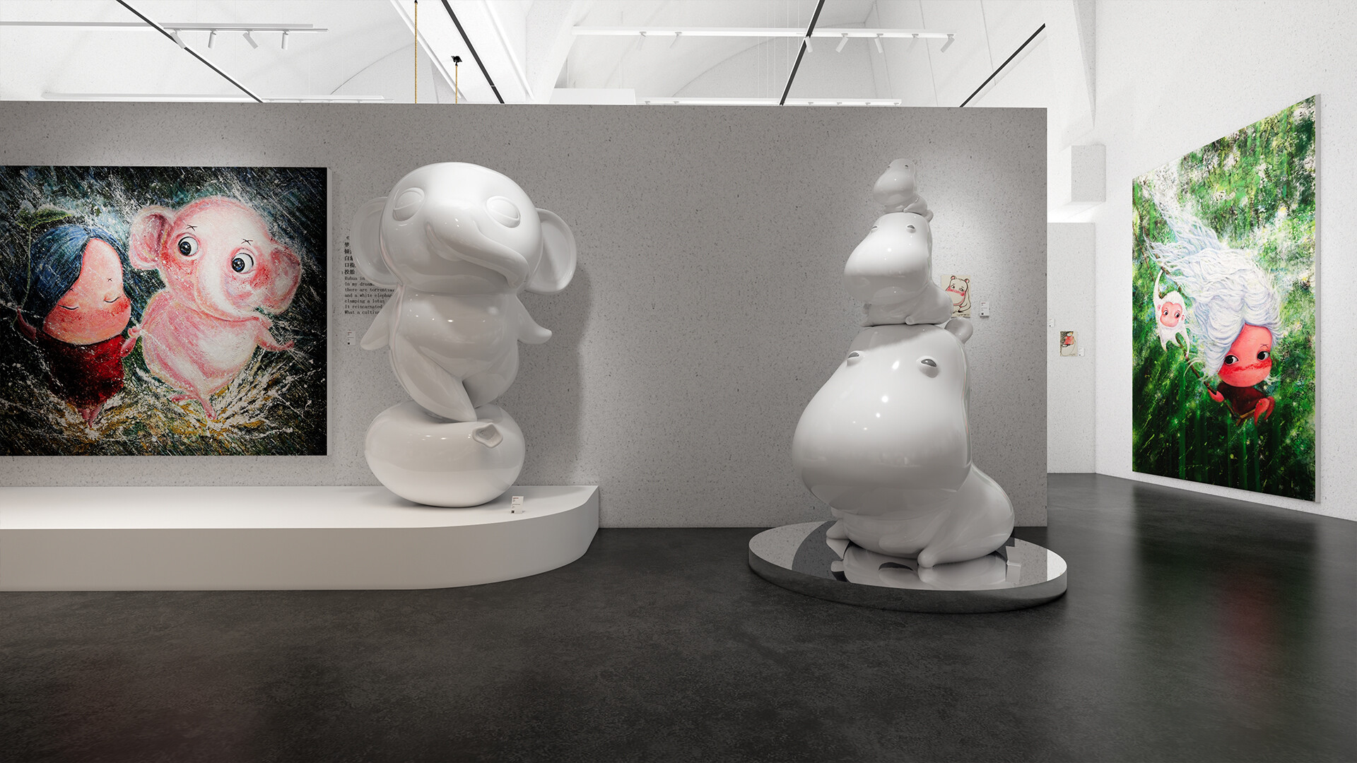 艺术展厅设计-如花三生元宇宙艺术展厅