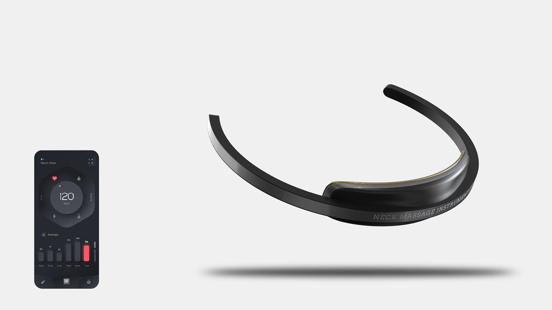 按摩产品设计-按摩仪设计-穿戴按摩产品设计