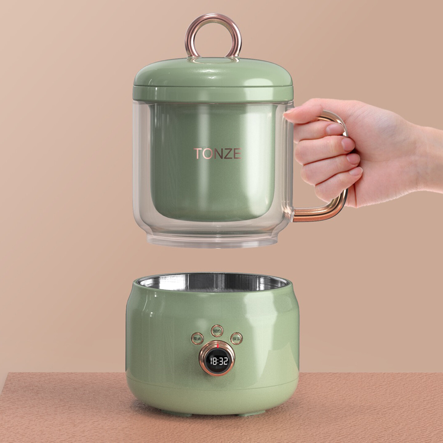 迷你隔水炖煮锅设计-天际迷你隔水炖煮锅