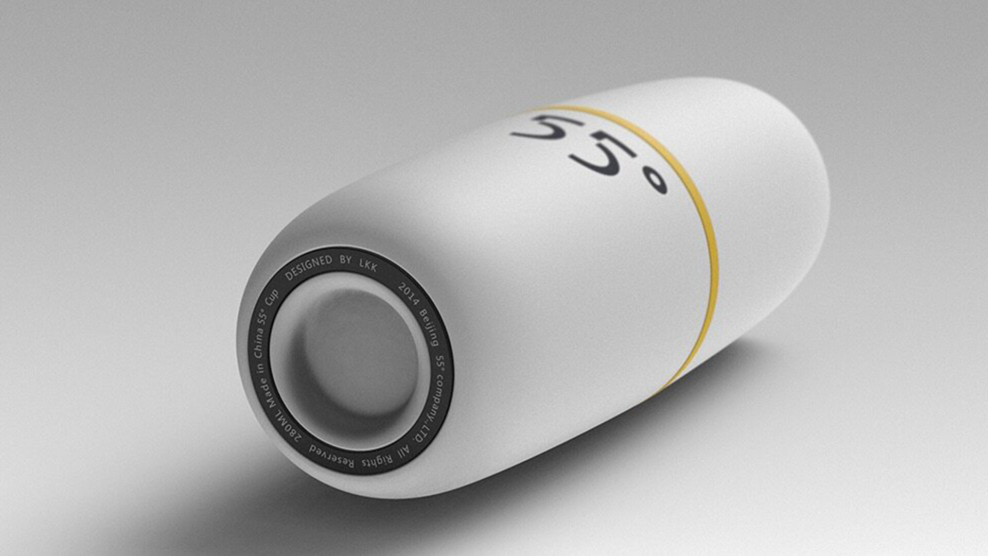 降温杯设计-55°经典降温杯设计