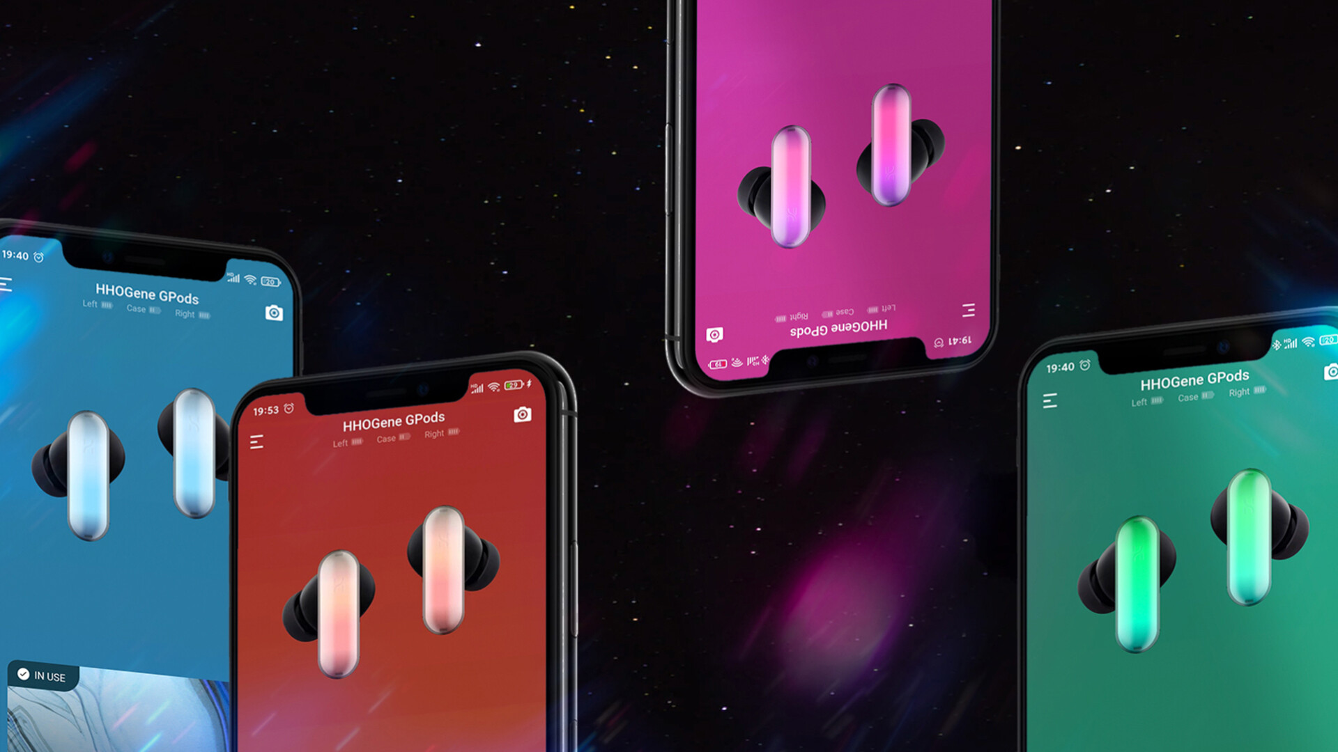 创意耳机设计-变色耳机设计-GPods耳机