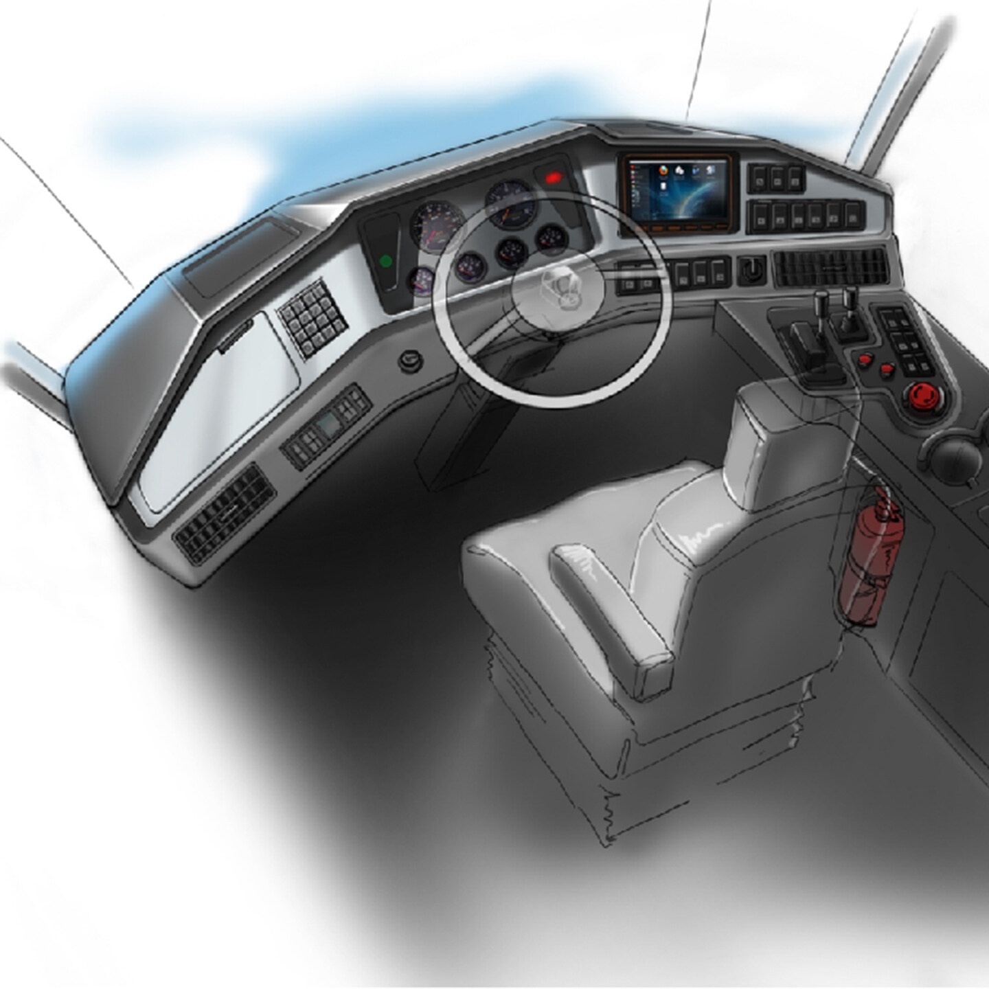 特种卡车外观设计-特种矿山卡车外观设计