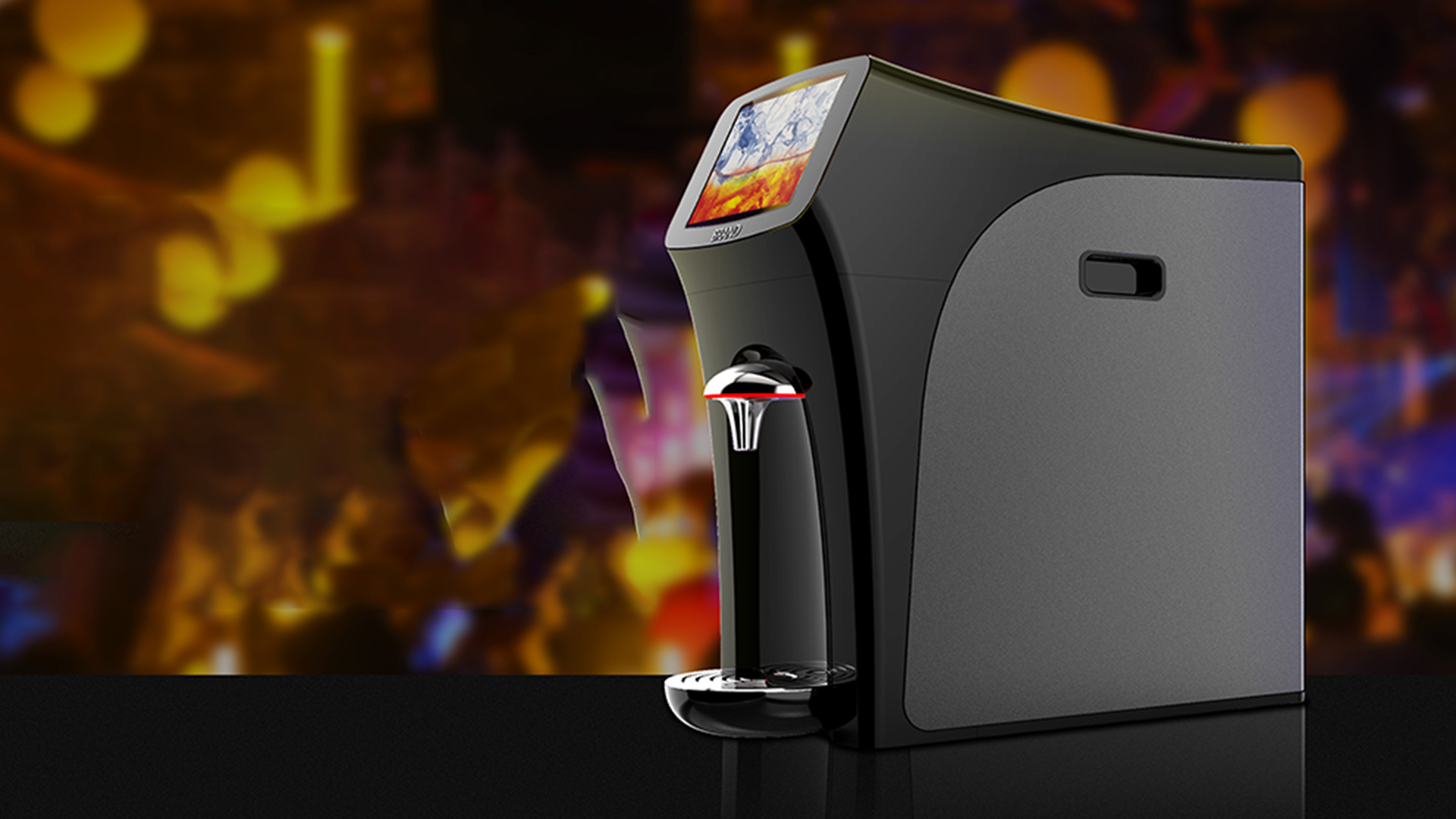 现调饮料机设计-乐呵智能现调饮料机设计