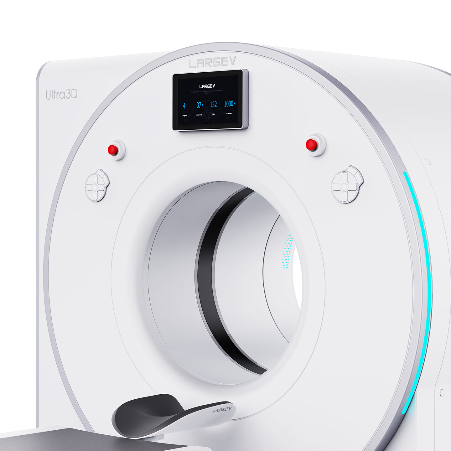 耳鼻喉CT设计-耳鼻喉螺旋CT设计-郎视Ultra3D螺旋CT设计