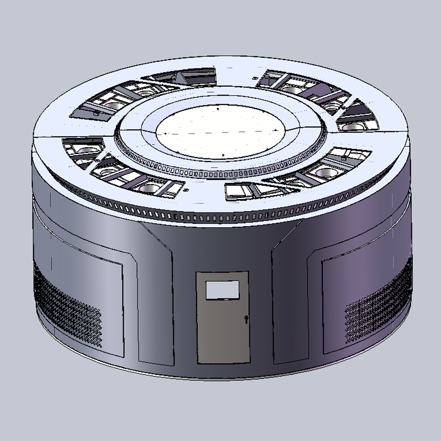 水电站外观结构设计-玛尔挡水电站外观结构设计