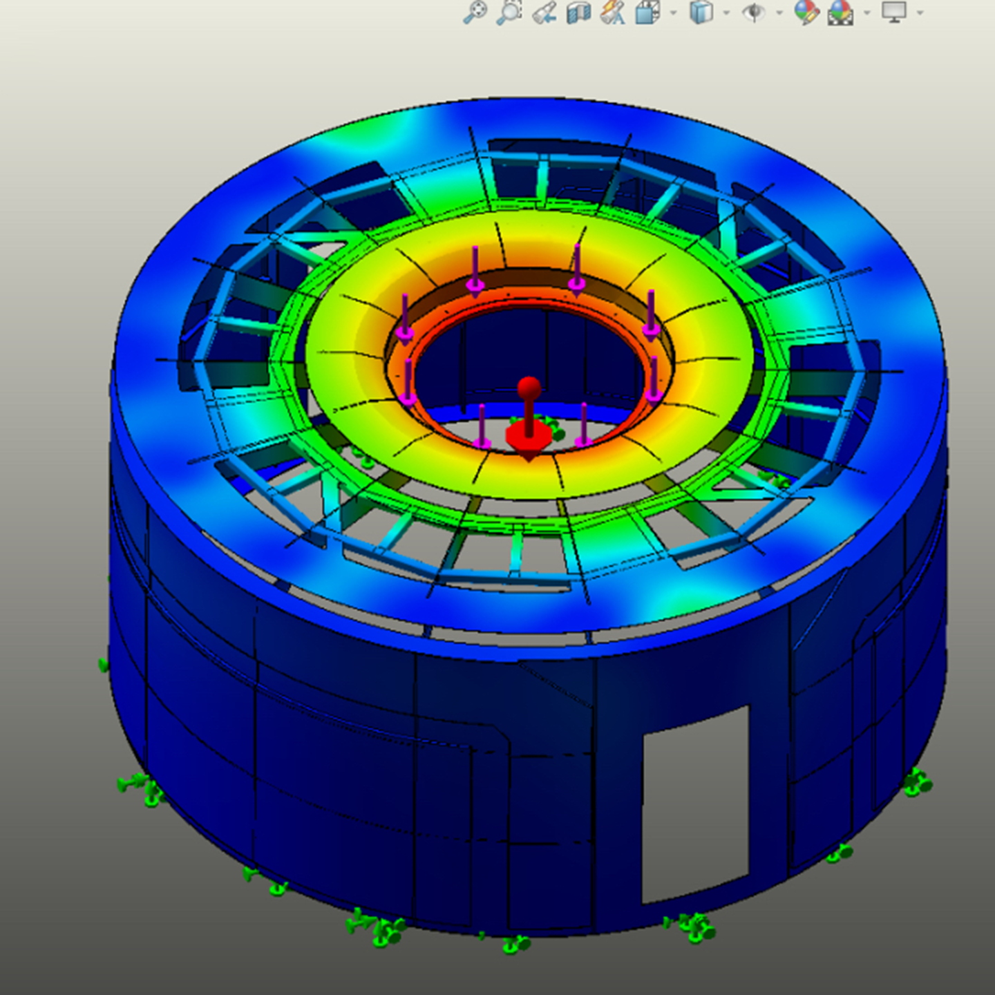 水电站外观结构设计-玛尔挡水电站外观结构设计