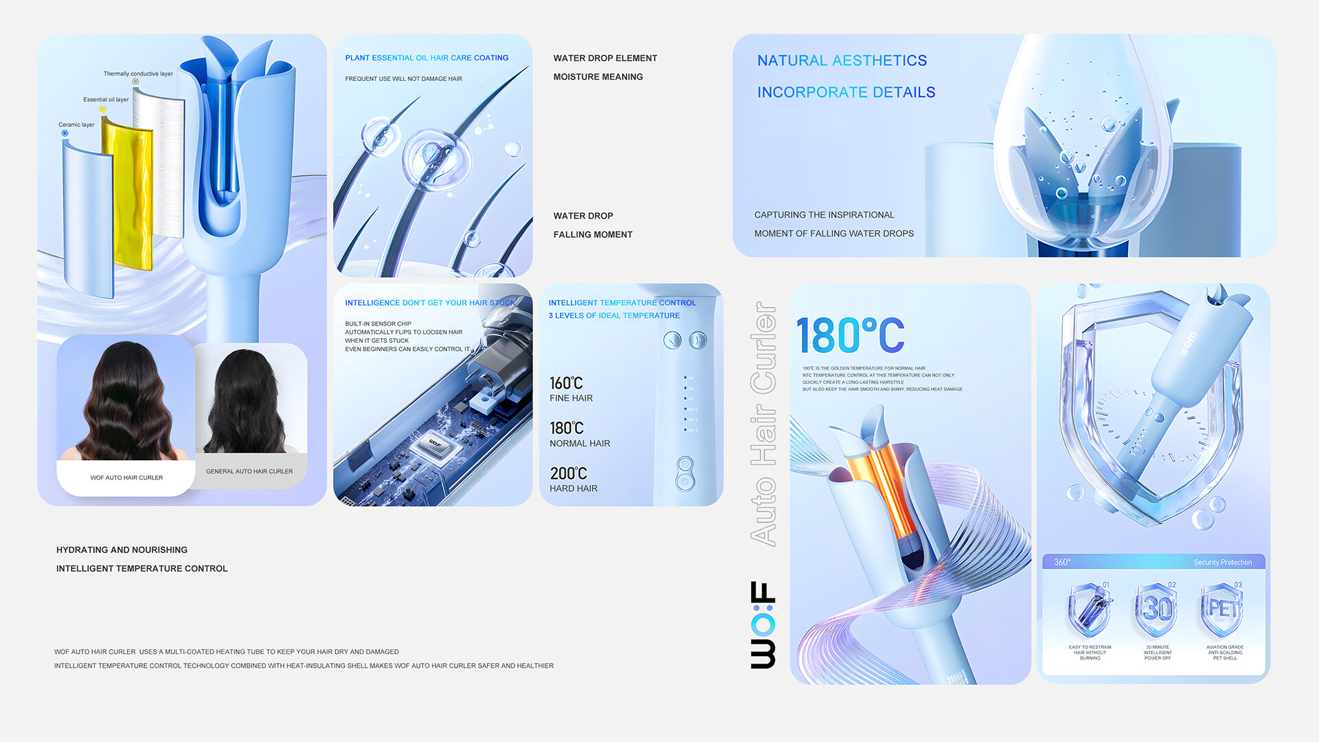 自动卷发棒设计-喔夫自动卷发棒设计