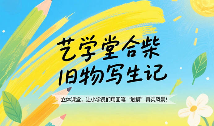 恒行6立体课堂 | 合柴旧物写生，让小学员们用画笔“触摸”真实风景！